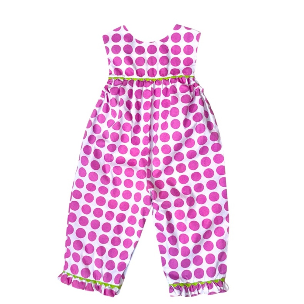REMEMBER NGUYEN ruffle polka dot outfit baby girl’s Longall size 24 months